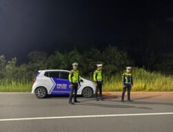 Pastikan Keamanan Pengguna Jalan, Sat Lantas Gencarkan Patroli Blue Light