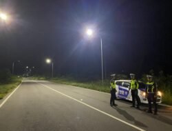Sat Lantas Polres Sukamara Gelar Patroli Blue Light Antisipasi Aksi Balap Liar