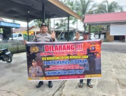Cegah Kerusakan Lingkungan, Polsek Kapuas Barat Masifkan Edukasi Larangan Karhutla kepada Masyarakat