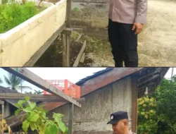Polsek Kapuas Tengah laksanakan giat Pengecekan Pekarangan lahan kebun Desa Pujon