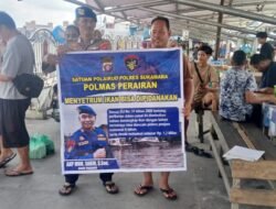 Dekatkan Diri ke Masyarakat Bantaran Sungai, Sat Polairud Polres Sukamara Gelar Sambang Dialogis