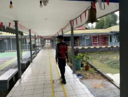 Antisipasi Kamtibmas, Personel Satsamapta Polres Barsel Patroli Sambangi Rutan Kelas IIB Buntok