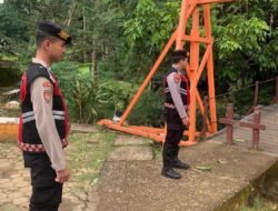 Pastikan Kondusif, Patroli Satsamapta Polres Murung Raya Sasar Lokasi Wisata Air Terjun Puruk Cahu