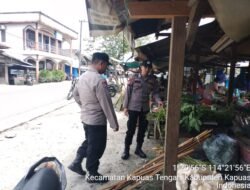 Giat Berikan Imbauan kepada warga masyarakat rutin oleh piket Polsek Kapuas Tengah.