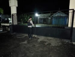 Polsek Pematang Karau Laksanakan Patroli Mako, Perketat Keamanan Markas Komando Malam Hari*