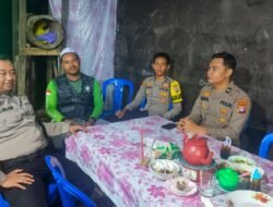 Polsek Pematang Karau Laksanakan Sambang Warga Bambulung, Serap Aspirasi dan Jaga Kamtibmas Malam Hari