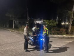 Polres Murung Raya Patroli Malam Ajak Para Pemuda Zero Aksi Balap Liar