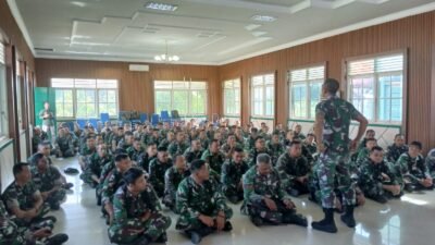 Kepedulian Terhadap Anggota, Dandim 1008/Tabalong Berikan Arahan dan Motivasi Prajurit