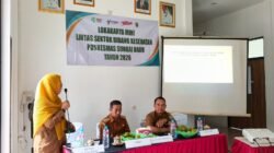 Wakili Danramil, Babinsa Sungai Baru Koramil 1208-07/Teluk Keramat Hadiri Lokakarya Mini Bidang Kesehatan