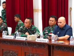 Kodaeral XII Ikuti Rakor Pengamanan VVIP Kunjungan Kerja Ketua Dekranasda RI di Kalimantan Barat