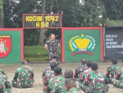 Pererat Komunikasi dengan Anggota, Dandim 1002/HST Gelar Jam Komandan