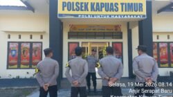 Apel Pagi Polsek Kapuas Timur Arahkan Personil Maksimalkan Pelayanan Kepada Masyarakat