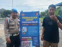Propam Polsek Kapuas Timur Sosialisasikan Layanan Dumas Online Propam Polri