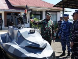 Dankodaeral XII Dampingi Pangkogabwilhan I Uji Kemampuan Alutsista di Kodaeral XII, Perkuat Kesiapan Operasional Maritim