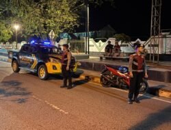 Satsamapta Polres Bartim Patroli Kota Manuwu Tamiang Layang, Taman Trotoar SDN-3 Kondusif Terkendali