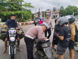 Kedepankan Preventif, Satlantas Polres Murung Raya Beri Teguran Tertulis Kepada Pelanggar