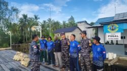 TNI AL Kodaeral XII Posal Muara Kubu dan Pokmaswas Perkuat Pengawasan Perairan Dabong, Dukung Kelestarian Sumber Daya Kelautan