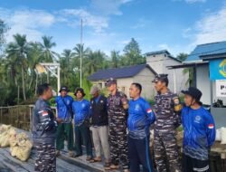TNI AL Kodaeral XII Posal Muara Kubu dan Pokmaswas Perkuat Pengawasan Perairan Dabong, Dukung Kelestarian Sumber Daya Kelautan
