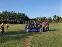 Danramil 03/Tebas Hadiri Pembukaan Turnamen Sepak Bola Batu Makjage Cup Seri III 2026