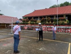 Police Goes To School, Satuan Lalu Lintas Sampaikan Keselamatan Berkendara Ke Pelajar SMKN 1 Tanah Siang