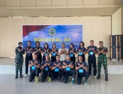 Menuju Seleksi Pusat, Casis Bintara TNI AL Terbaik Dilepas dari Kodaeral XII