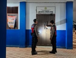 Satsamapta Polres Bartim Observasi Dini Hari di SMPN 3 Tamiang Layang, Lingkungan Sekolah Aman Terkendali*