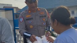 Satlantas Polres Kotim Gelar Kegiatan Sosial Rangkul Sedekah Bersama Komunitas