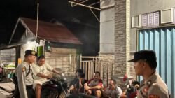 Berikan Rasa Aman, Polsek Jelai Intensifkan Patroli Sambang dan Dialogis Malam Hari