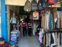 Monitoring Aktivitas Ekonomi, Sat Samapta Polres Sukamara Pantau Kondusifitas di Pasar Inpress Pagi Hari