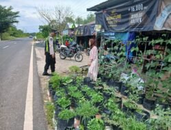 Polsek Pulau Petak melaksanakan  Giat Pengecekan Pemanfaatan lahan Pekarangan Mandiri