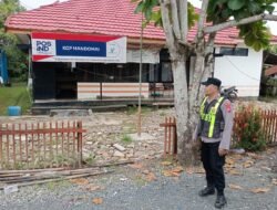 Jamin Keamanan Objek Vital, Polsek Kapuas Barat Sambangi Kantor Pos KCP Mandomai
