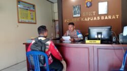 Wujudkan Pelayanan Prima, Personel Polsek Kapuas Barat Hadir di Tengah Masyarakat