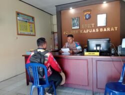 Wujudkan Pelayanan Prima, Personel Polsek Kapuas Barat Hadir di Tengah Masyarakat