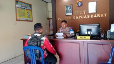 Wujudkan Pelayanan Prima, Personel Polsek Kapuas Barat Hadir di Tengah Masyarakat