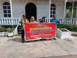 Pererat Silaturahmi, Polsek Kapuas Barat Gelar “Minggu Kasih” Bersama Jemaat GKE Desa Saka Mangkahai