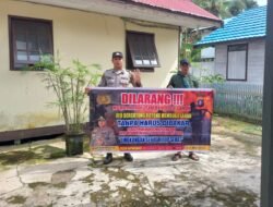 Cegah Kabut Asap, Polsek Kapuas Barat Gencarkan Sosialisasi Larangan Karhutla ke Masyarakat