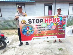 Wujudkan Ruang Digital yang Sehat, Polsek Kapuas Barat Edukasi Warga Lawan Hoaks dan SARA