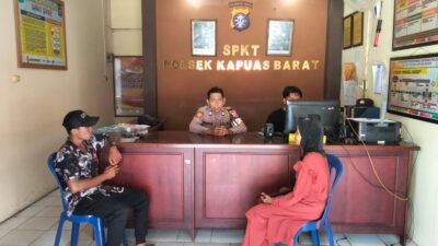 Pelayanan Tanpa Sekat, Polsek Kapuas Barat Permudah Warga Urus Izin Keramaian dan Laporan Kehilangan