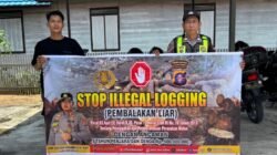 Lawan Pembalakan Liar, Polisi Turun Langsung Edukasi Warga Kapuas Barat