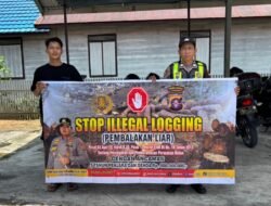 Lawan Pembalakan Liar, Polisi Turun Langsung Edukasi Warga Kapuas Barat
