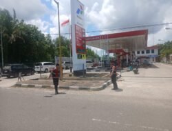 Jaga Kekondusifan Wilayah, Sat Samapta Polres Gunung Mas Intensifkan Patroli Monitoring SPBU