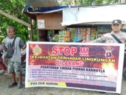 Cegah Kabut Asap, Polsek Kurun Gencarkan Edukasi Larangan Karhutla kepada Warga Kuala Kurun