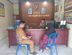 Wujudkan Pelayanan Prima, Polsek Kapuas Barat Hadir Berikan Pelayanan Humanis bagi Warga Mandomai