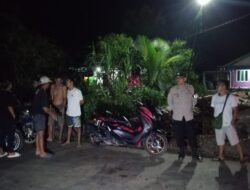 antisipasi Gangguan Kamtibmas, Personel Polsek Kapuas Barat Intensifkan Patroli Rawan Malam