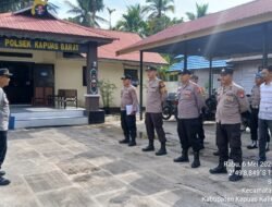 Pimpin Apel Pagi, Wakapolsek Kapuas Barat Tekankan Kesiapsiagaan Personel Melayani Masyarakat