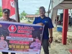 Polri Hadir Mengedukasi: Polsek Rungan Sosialisasikan UU Lingkungan Hidup dan Aturan PETI
