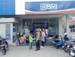 Jamin Keamanan Objek Vital, Polsek Kapuas Barat Intensifkan Patroli di Kantor Bank BRI KCP Mandomai