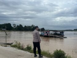 Level Air DAS Kahayan Normal, Polsek Sepang Beri Rasa Tenang bagi Masyarakat Sepang Simin