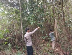 Sosialisasi Maklumat Kapolda: Polsek Manuhing Ajak Warga Tumbang Talaken Jaga Hutan