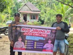 Ekonomi Hancur Karena Judi? Polsek Rungan Beri Pencerahan Hukum dan Sosial di Ruang Publik